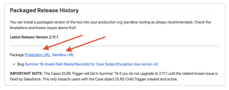 DLRS in Salesforce Screencap 