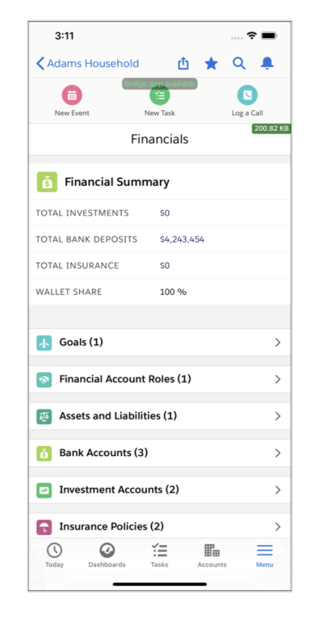 Mobile View of new FSC components